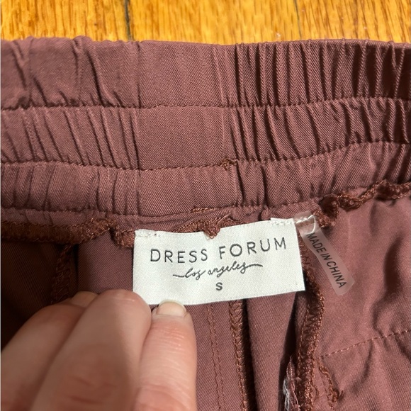 Dress Forum Cargo Pants Joggers Drawstring Pockets Casual Women's S - Picture 4 of 11